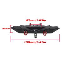 Front Rear Winch Bumper Set for TRX-4 SCX-10 110 RC Crawler