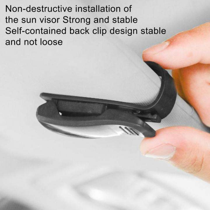 sunglass-clip-for-car-visor-car-glasses-holder-sunglasses-clip-eyeglass-mount-protective-sturdy-stable-sunglass-visor-clip-for-ticket-sunglasses-card-latest