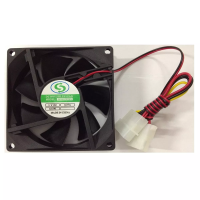 1 Pcs. PL Accessory พัดลมระบายอากาศ 8 CM. / DF0802505SEL 5V DC 0.07A Cooling Fan พัดลม ระบายความร้อน หลัง CPU. คอมพิวเตอร์