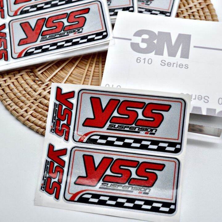 สติ๊กเกอร์ติดโช๊ค-yss-3m-สะท้อนแสง