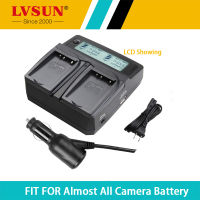 LVSUNl แบตเตอรี่กล้อง ENEN20 EN-EL20 EN EL20 Dual Carac Charger สำหรับ Nikon 1 AW1,1 J1,,J3,S1,1 V3และ COOLPIX A จอแสดงผล LCD