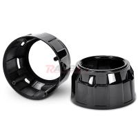 2.5 Inch Bi Xenon HID Projector Lens Shell Black Silver Shroud Auto Motorcycle Headlight Retrofit Lenses Light Casing Cover