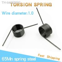 ✼ 60 90 120 180 Degrees Angle V-Shaped Spiral Spring 65Mn Steel Torsion Spring 10PCS Wire Diameter 1.0