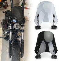 Topteng ABS Plastic Motorcycle Windscreen Windshield for Harley Dyna Softail Models