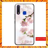 เคส vivo Y15 2020 เคสกระจกนิรภัย Y19 Y11 2019 วีโว่ เคสนุ่มขอบเต็มtpu กระจกเงา case glassบุคลิกภาพบัวจิตรกรรม&amp;-&amp;*-&amp;-&amp; กรณีสินค้ามีสี ไซท์ เบอร์รบกวนลุกค้าทักมาสอบถามหรือเเจ้งที่เเชทก่อนสั่งสินค้าด้วยนะคะ