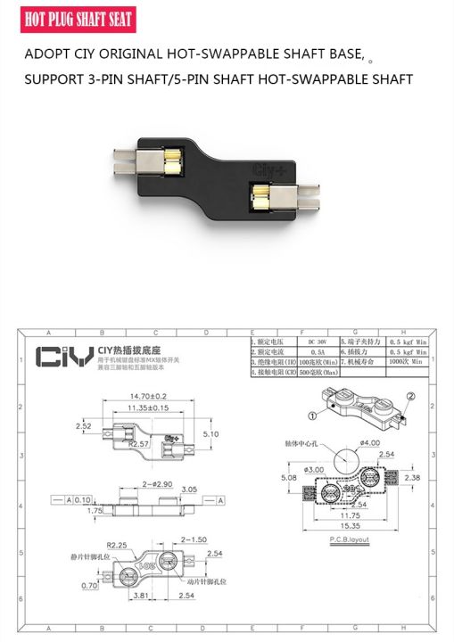 zuoya-ชุดคีย์บอร์ดแบบกลไก-tester68ตามสั่ง-tes68แกนฐานเพลาแบบถอดเปลี่ยนได้ยาว2-4กรัมบลูทูธไร้สายปรับแต่งได้ตามต้องการ