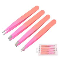 【cw】 4Pcs Styles Flat Eyebrow Hair Removal Makeup Tools Accessory 1