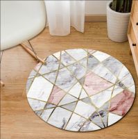 2021Nordic Round Carpet Livingroom Kids Room Tent Round Rug Home EntranceHallway Doormat Modern Bedroom Carpet Coffee Table Mat