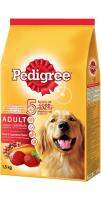 PEDIGREE® Dog Food Dry Adult Beef and Vegetable Flavour เพดดิกรี®อาหารสุนัขชนิดแห้ง แบบเม็ด สูตรสุนัขโต รสเนื้อวัวและผัก 1.5กก. 1 ถุง