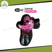 NEW หนังดำ ADDA ลาย Minnie มินนี่ รองเท้านักเรียนหญิง แอ๊ดด้า สีดำ ของแท้ รุ่นใหม่2023