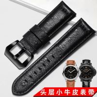 Suitable For YOPO Pretty Original Genuine Leather Watch Strap Male Panehy Dissesay Iron City Casio