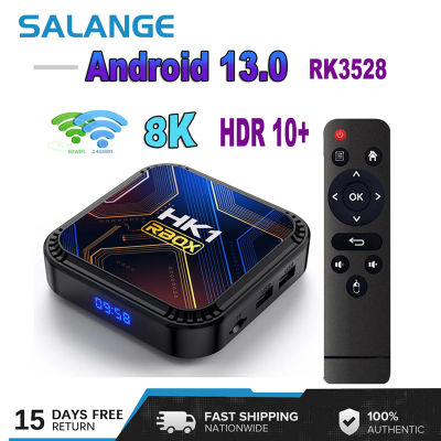 Salange HK1 RBOX K8S แอนดรอยด์13กล่องทีวี RK3528 64GB 32GB 16GB 2.4G 5G WIFI BT 4.0 8K ถอดรหัสวิดีโอชุดกล่องสมาร์ททีวีรับสัญญาณด้านบน