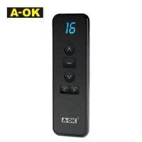 A-Ok รีโมทคอนโทรล Rf433 Ac123-01 Ac123-16 Ac123-06 Ac123-02สำหรับ A-Ok Rf433มอเตอร์ผ้าม่านตัวเลือกสีขาว/สีดำ