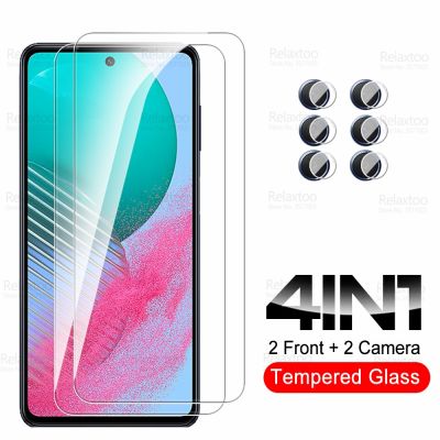 ✢ﺴ✌ 4in1 Camera Tempered Glass For Samsung Galaxy M54 5G Protective Glass Sumsung M54 M 54 54M SM-M546B Screen Protector Cover Films