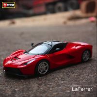 Bburago 1:18เฟอร์รารีลาเฟอร์รารีโมเดลรถรถโลหะผสมรถจำลองโมเดลของเล่นเด็กของขวัญของสะสมหล่อขึ้นรูป