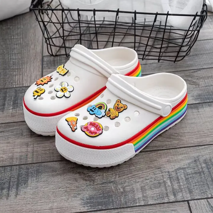 Crocs Korean Trendy Bae Clogs Inspired for Women (with free jibbitz