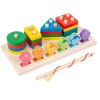 3 trong 1 montessori cho bé đồ chơi câu cá trò chơi giải đố bằng gỗ xếp - ảnh sản phẩm 4