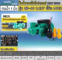 ปั๊มน้ำหอยโข่งบัสเลส รุ่น QB-60 0.2HP DC12V 150W