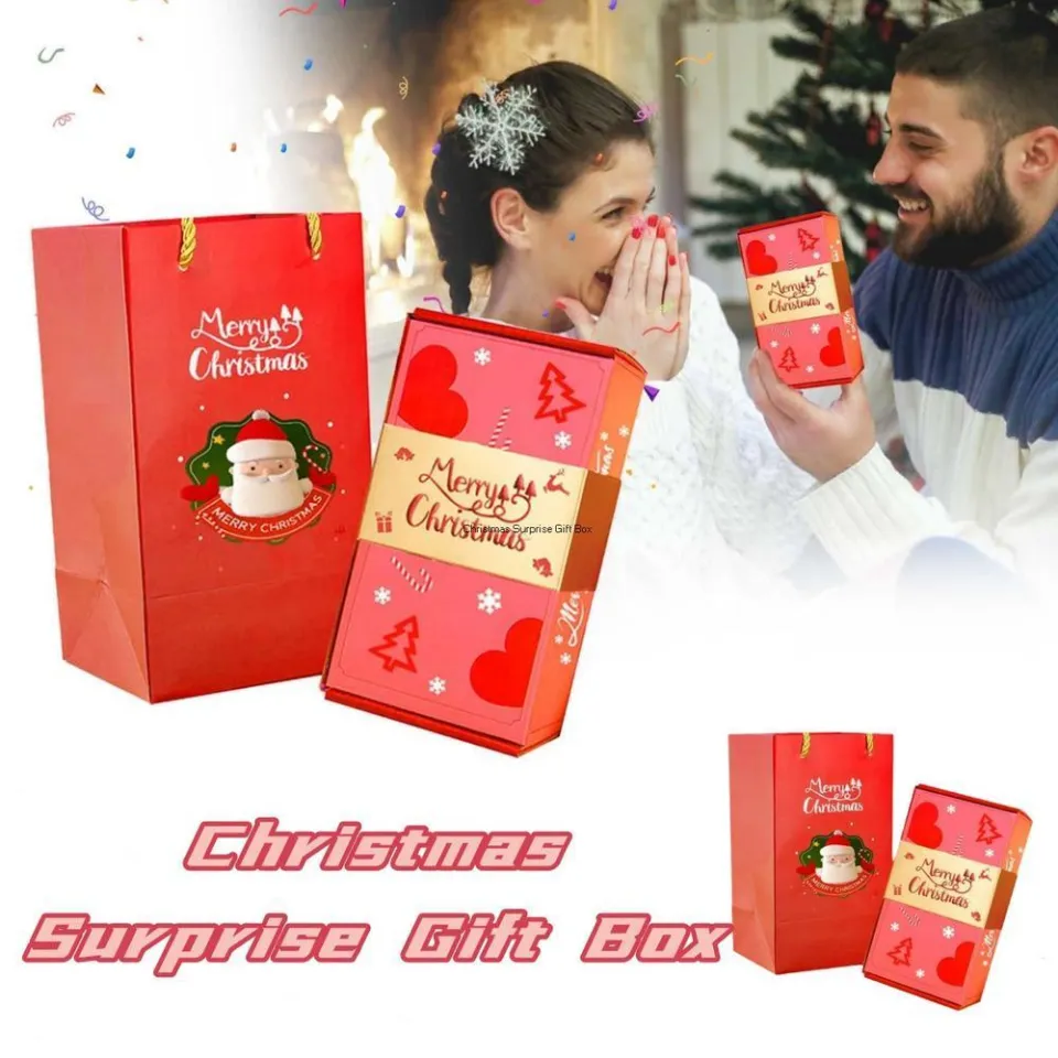 Surprise Gift Box Explosion Birthday Surprise Gift Boxes,Folding Bouncing  Pop-Up Gift Box Explosion for Money and Birthday 