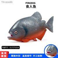 ? ของขวัญ Solid จำลองสัตว์ทะเล piranha marine life ของเล่นตกแต่ง