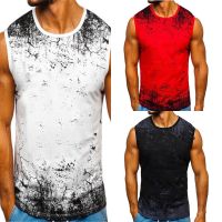 Mens Vests Summer Sleeveless Training Gym Sports Muscle Tee Tank Tops