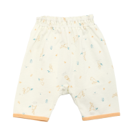 ENFANT กางเกงขาสามส่วนผ้าCotton  พิมพ์ลายPeterrabbitสีครีม สำหรับเด็กไซส์ 60-90 (3เดือน- 2ปี)