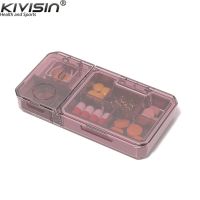Multifunction Pill Box Medicine Cutter Grinding Separate Divider Vitamins Tablets Container Travel Pill Case Dispenser Storage Medicine  First Aid Sto
