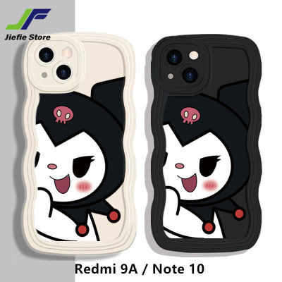 เคสป้องกันการป้องกันแรงกระเทือนทำนองน่ารักเคสโทรศัพท์มือถือ TPU ของ JieFie Catong Diablo Kuromi สำหรับ Redmi 9A / Note 10ขอบลอน