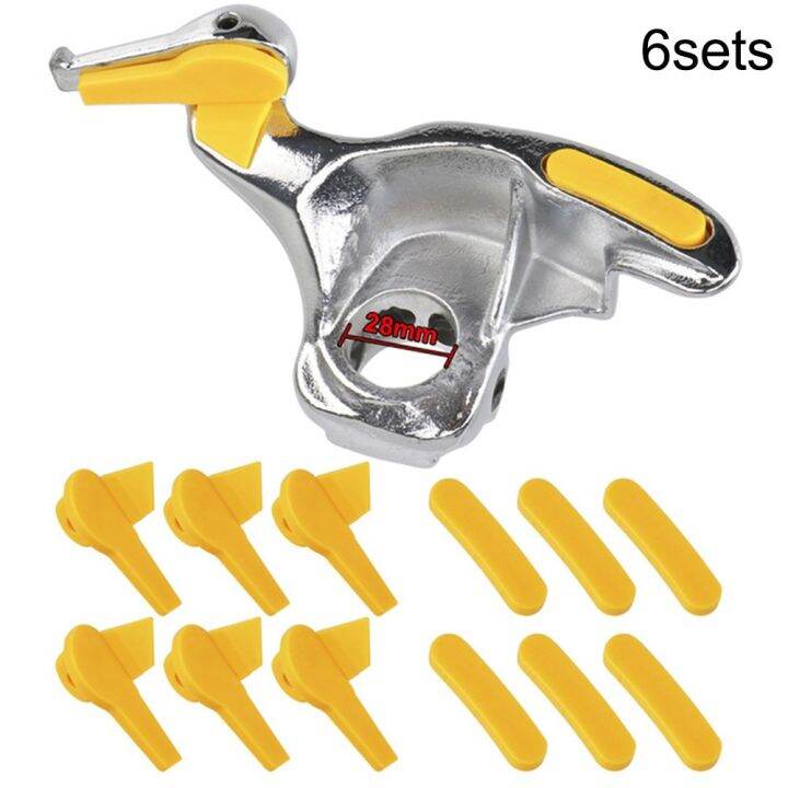 12Pcs Tyre Tire Changer Part NylonMount Demount Duck Head Insert Rim