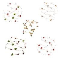 Christmas Garland Lights Fairy String Lights with 20 Bright Warm White Mini LED Lights LED Christmas String Lights Christmas Garland with Lights ideal