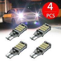 Carmartstore】 W16W ไฟถอยหลัง12V สีขาว4ชิ้นอะไหล่ LED Car สว่าง45SMD