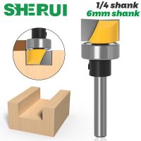 1pc บานพับร่อง / แม่แบบเราเตอร์บิต－3/4－W X 7/16－H－1/4－6mm Shank Woodworking cutter Tenon Cutter สําหรับเครื่องมืองานไม้