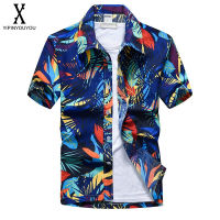 2023 YIPINYOUYOU丨Stripe shirt flower shirt fashion Men shirt men shirt male stripe print beach shirts Hawaii shirt for men shirt fastival Col 4380-edia