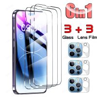 [Electronic film] กระจกนิรภัยสำหรับ IPhone 14 Pro Max Plus ฟิล์มกันรอยหน้าจอ3D เลนส์กล้อง iPhone 14Plus ฟิล์มคลุมทั้งหมดเคส14Pro