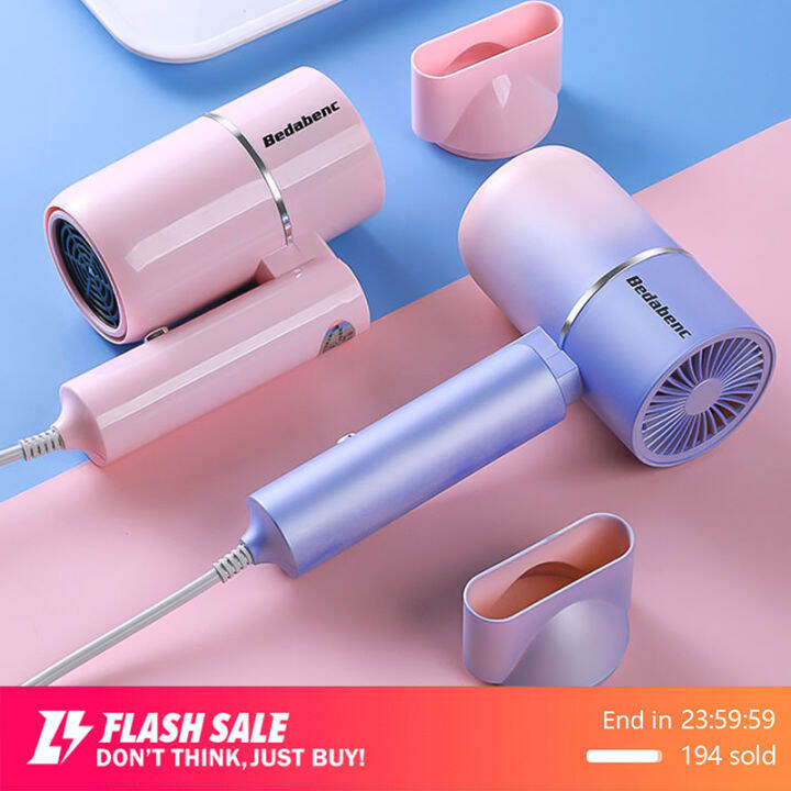 🔝 Original New Portable fold Electric Blue Anion Blower Hair Dryer