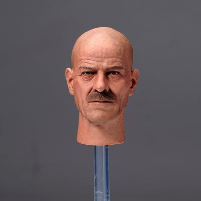 ZZOOI 1/6 Scale Chemical Teacher Walter White Head Sculpt Model Fit for 12 Hot Toys Action Figure