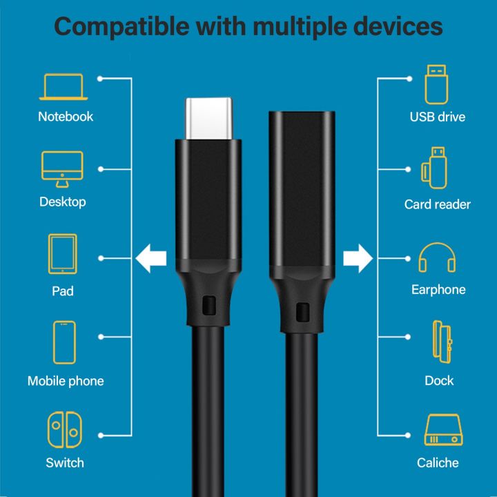 usb-c-extension-cable-male-to-female-type-c-usb3-2-gen2-full-featured-extender-cord-for-macbook-pro-samsung-s22-xiaomi-12-3m-5m