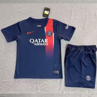 shot goods 【XZL】2022/23 2023/24 PSG/Paris Saint-Germain jersey Kids jersey Set Home Away 3rd Fourth Child Football Jersey With Pants Suit Kit one piece custom