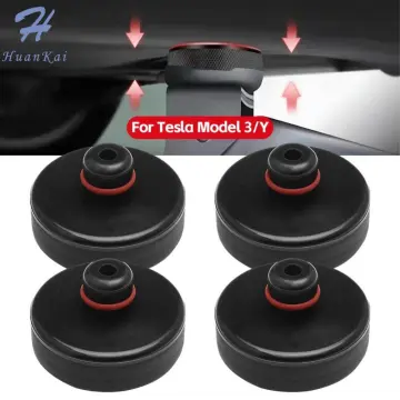 For Tesla Model 3 Y Lifting Jack Pads 1/4Pcs Rubber Pucks Chassis Stands  Hard-wearing Jack Rubber Pad Car Accessories