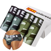 4PcsLot Sexy Men Underwear Briefs 13 Colors Camouflage Cotton Solid Slip Under Wear Brief Sexy Wear Men Jockstrap BS141