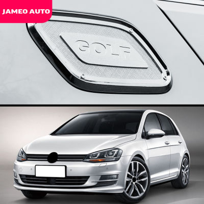 Jameo Auto ABS Chrome Car Fuel Tank Cap Cover Protection Sticker for Volkswagen VW Golf 7 MK7 7.5 MK7.5 2012 - 2019 Stickers