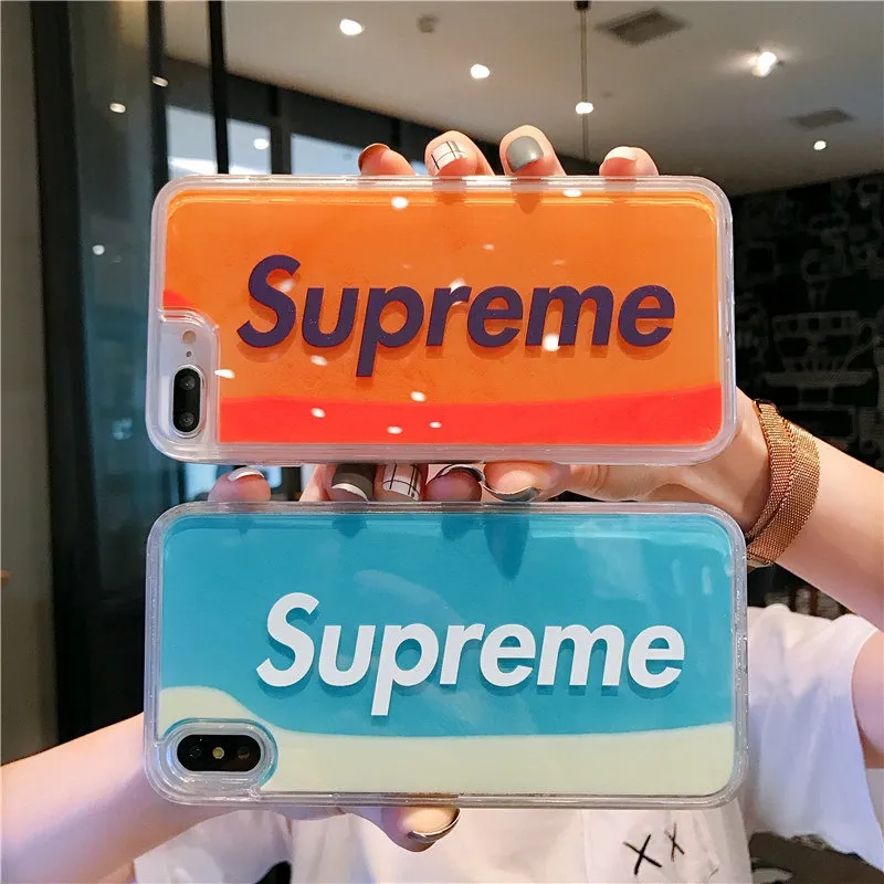 Supreme Luminous Case For Iphone 12 Pro 11 Pro Max Xs Max Xr Xs 7 8 6 Plus Cover Luxury Neon Sand Glow In The Dark Liquid Quicksand Lazada Ph