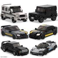 Moc Cars Bricks Benz GTR C63 ONE G63 Maisha Sharp E190 EVO Racing Sports Car SUV Building Blocks Speed Champion Racer Garage Toy