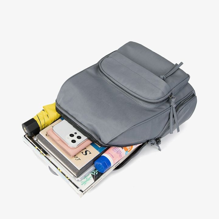 กระเป๋า-gratis-ongkir-สำหรับผู้หญิงกระเป๋าเป้สะพายหลังสำหรับเดินทางธุรกิจความจุขนาดใหญ่ใหม่