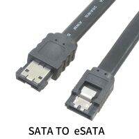 SATA เพื่อ ESATA หรือ ESATA เพื่อสายเคเบิ้ล SATA ตัวผู้กับตัวผู้ M/m ป้องกันส่วนต่อส่วนขยาย HDD 6Gbps