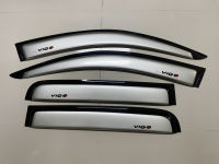 กันสาด โตโยต้า วีโก้ Toyota Vigo 2004-2011 (รุ่น4ประตู) สีบรอนด์อมทอง1co