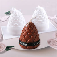 3D Silicone Candle Mold DIY Candle Molds Pine Cone Silicone Mold Aromatic Candle Making Supplies Resin Soap Mold Christmas Gifts Crafts Home Decor Mold Candle Making Craft Supplies Silicone Mold For Candle Making Pine Cone Candle Mold 3D Silicone Candle