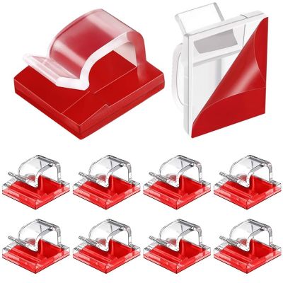 10/20/50Pcs Cable Clips Self Adhesive Cord Management Office Wire Holder Organizer Clamp Self-adhesive Car Wire Clip Accessories
