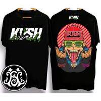 KUSH T เสื้อสำหรับชาย KING OF HIP HOP (สีดำ) classic COTTON kush clothing แขนสั้นอินเทรนด์ เสื้อผู้ชาย/ผู้หญิง