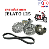 ชุดชามข้างมอเตอร์ไซค์ ชุดใหญ่ สำหรับ SUZUKI JELATO125 ชามขับสายพานหน้า เจลาโต้125 ล้อขับสายพานหน้า 1ชุดมี ชามหน้าเดิมและสายพาน พร้อมติดตั้ง